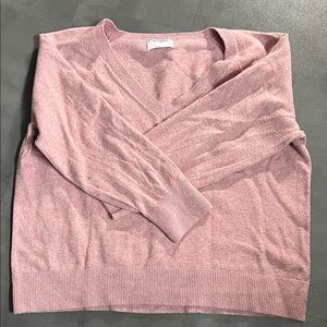 Old Navy Soft Pink V-Neck Sweater